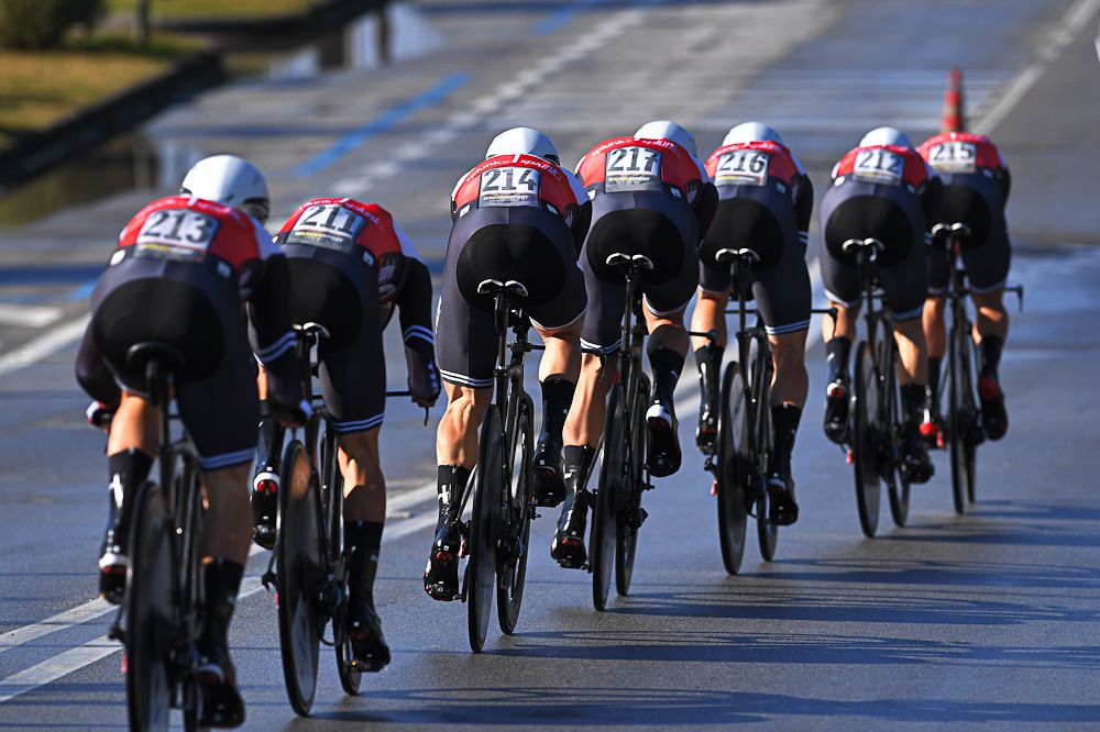 Trek-Segafredo finished 12th in the Tirreno TTT