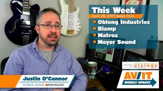 [VIDEO] AV/IT Weekly Update: Oblong Industries, Biamp, Matrox & Meyer Sound