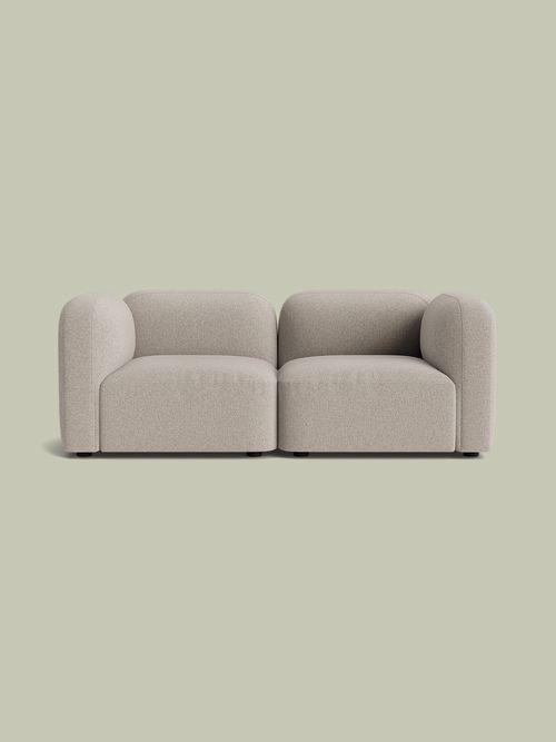 Copenhagen Soft Woven Texture Highback Medium Sofa 