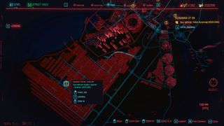 Cyberpunk 2077 Quadra Type-66 Javelina map