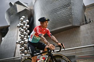 Caleb Ewan (Lotto-Dstny) at the Tour de France team presentation on Thursday