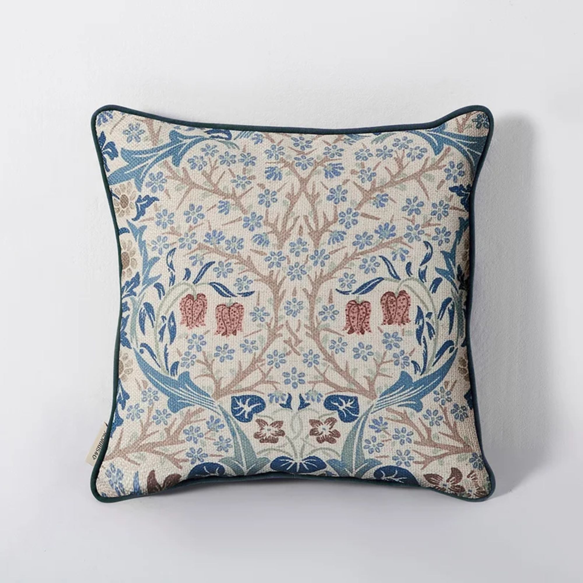 Swyft x Morris &amp;amp; Co Cushion on a white background