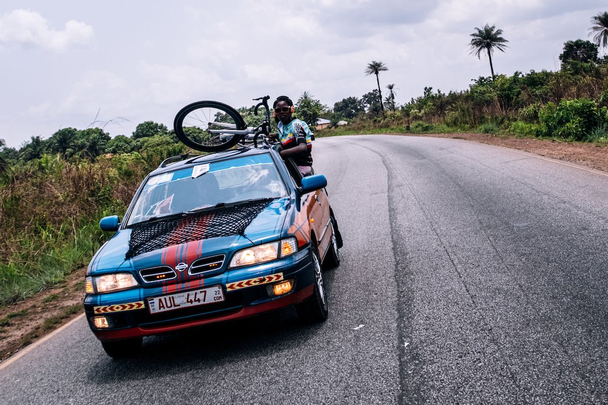 Picture by Oskar ScarsbrookSWpixcom 2630042023 Cycling SIS Science in Sport Tour de Lunsar 2023 Sierra Leone Africa