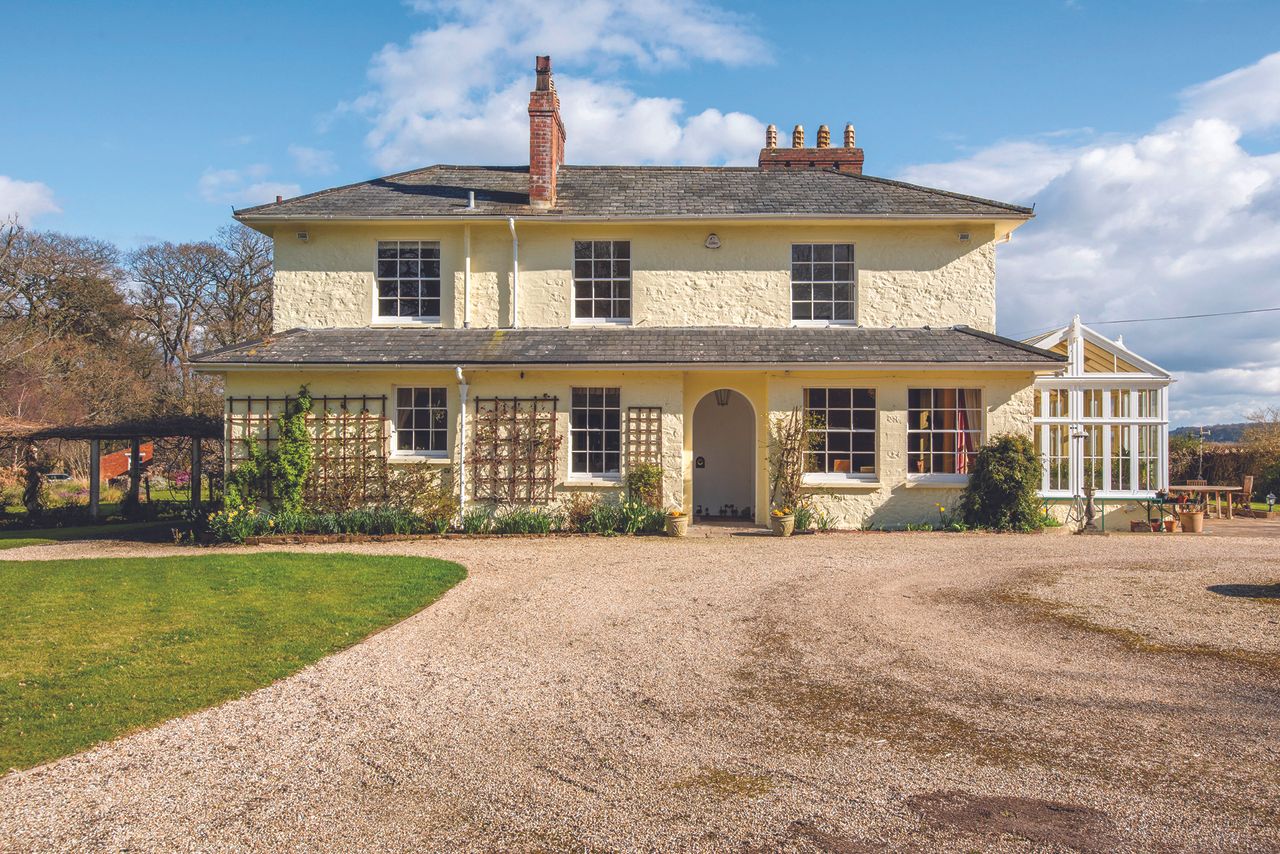 View of Park House, Over Stowey, Bridgwater, Somerset.