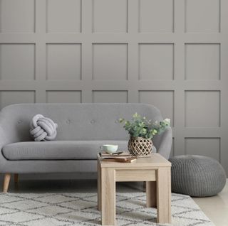 gray board and batten wallpaper