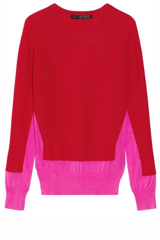 Marc By Marc Jacobs Bella Silk Paneled Cashmere Sweater, £305