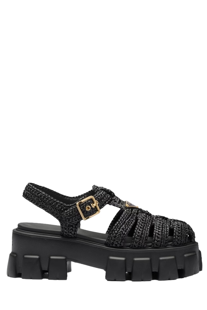 Monolith Crochet Cage Sandals