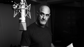 Christopher Meloni recording Catch a Cat Burglar: Purry Duty podcast