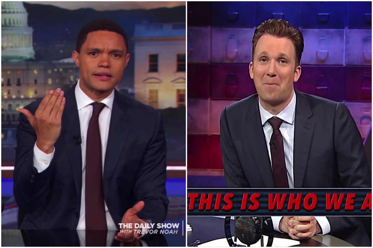 Trevor Noah and Jordan Klepper talk about Trump&amp;#039;s border policy