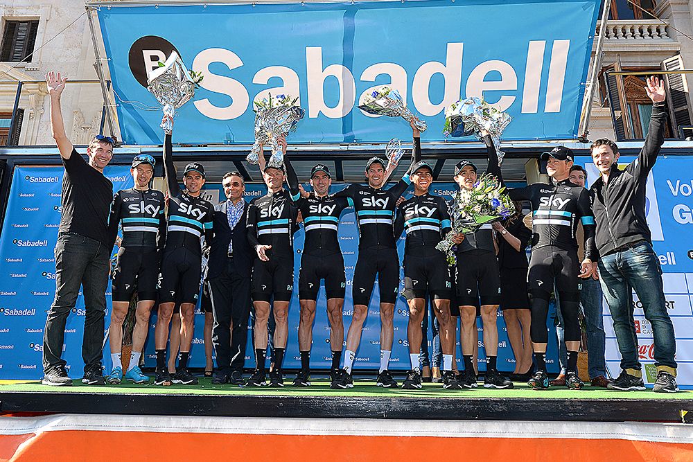 Team Sky win best overall team at Volta a la Comunitat Valenciana