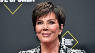 Kris Jenner with a layered pixie cut