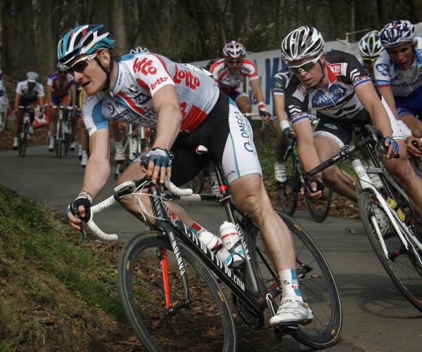 Andre Greipel survived the climbs but could only manage fourth