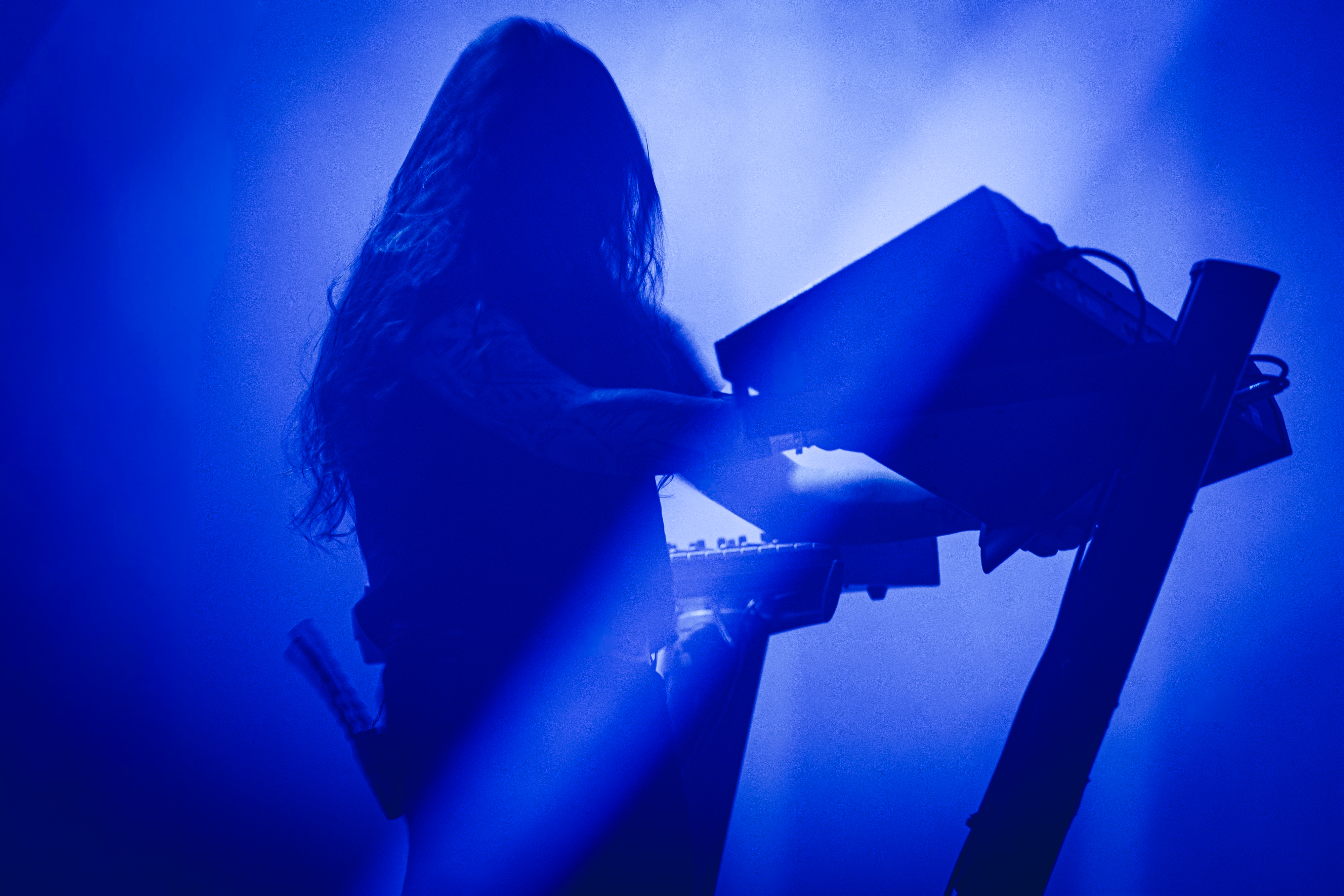 Perturbator onstage in 2026