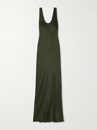 Camille Silk-Satin Maxi Dress