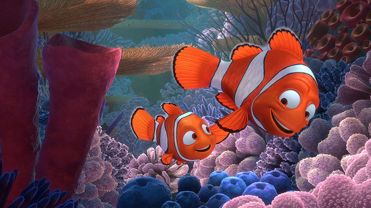 Nemo and Marlin in Finding Nemo