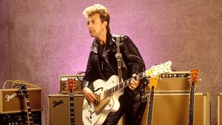 Brian Setzer with Gretsch 6120