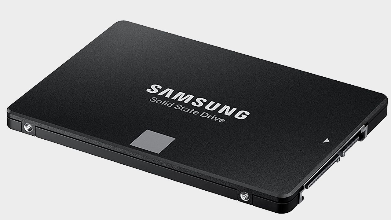 Official product image of the Samsung 860 EVO 500GB SSD, with a plain background.