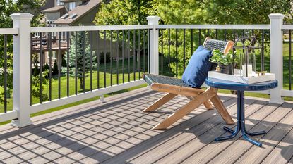 Trex® decking with chair