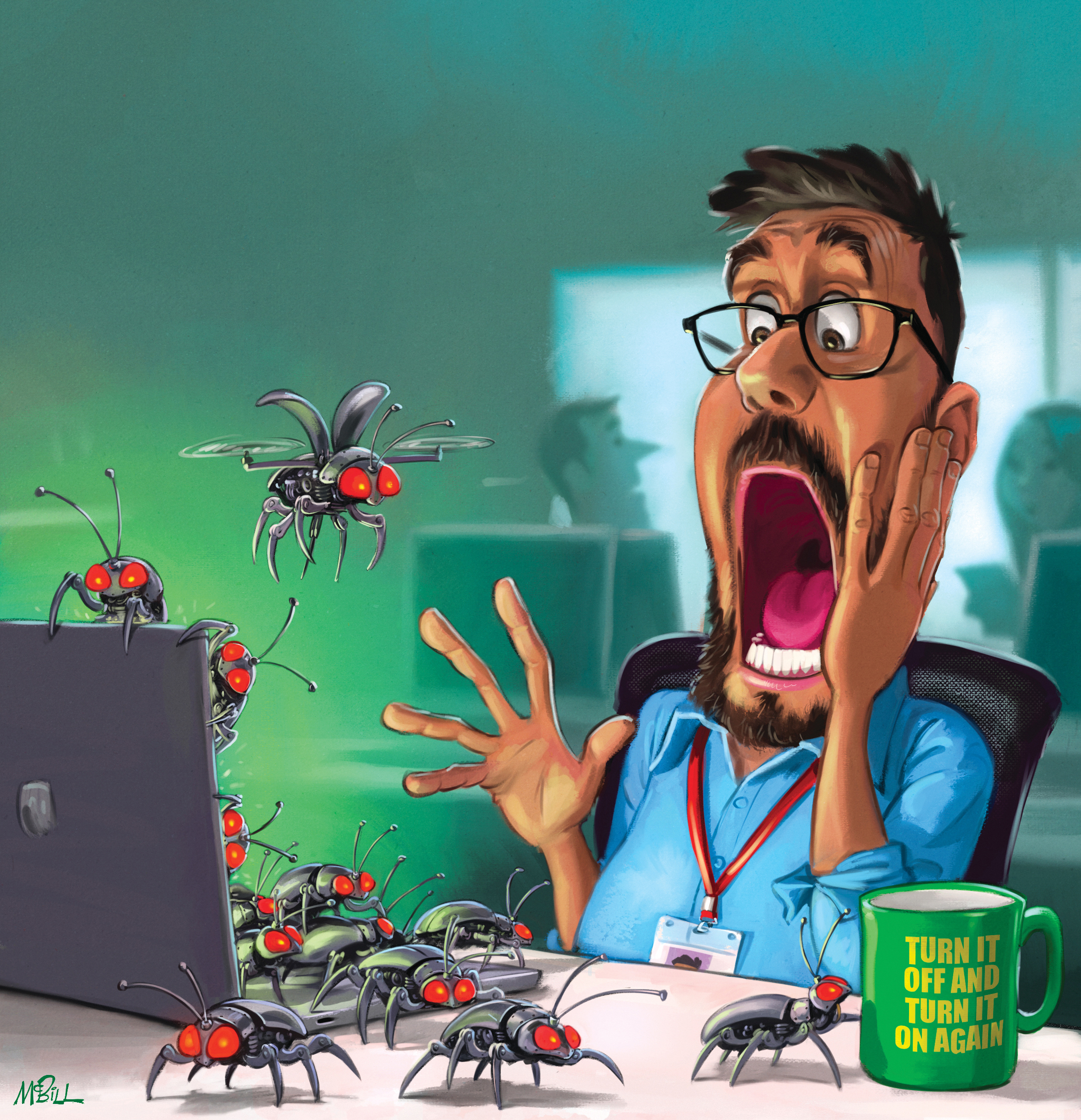 Cybersecurity concept