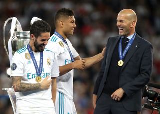 Zidane enjoyed incredible Champions League success with Real Madrid