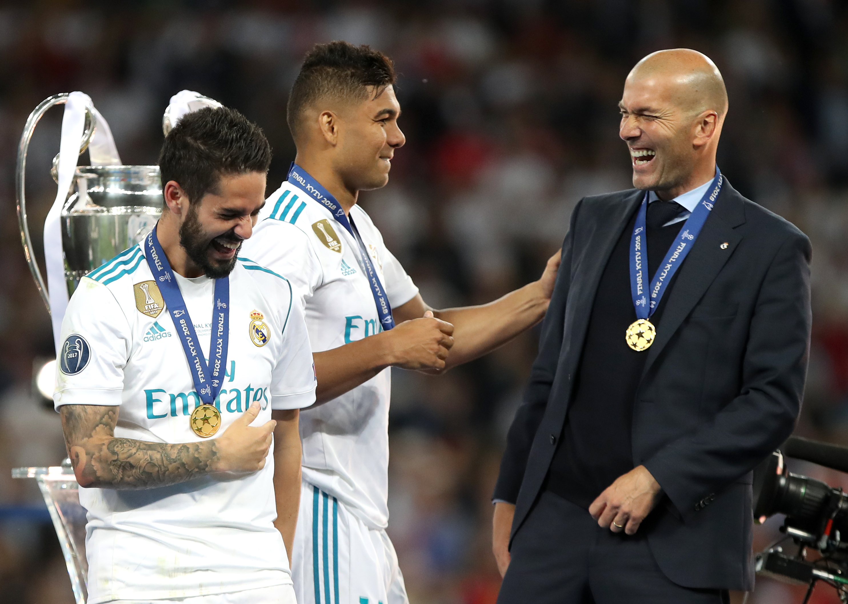 Zidane enjoyed incredible Champions League success with Real Madrid