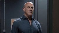 Stabler standing in interrogation room in Law & Order: Organized Crime Season 5