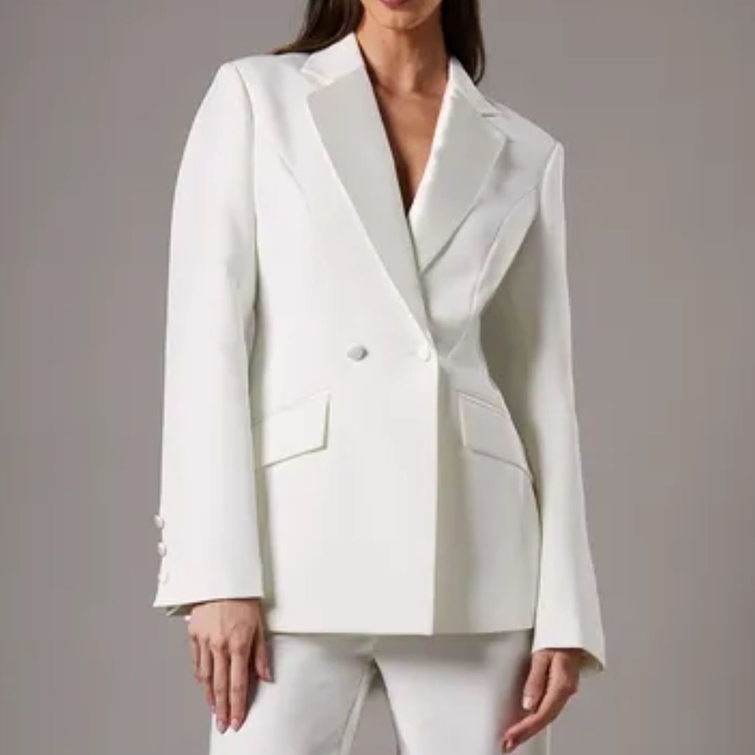 Coast Twill Lapel Collar Blazer