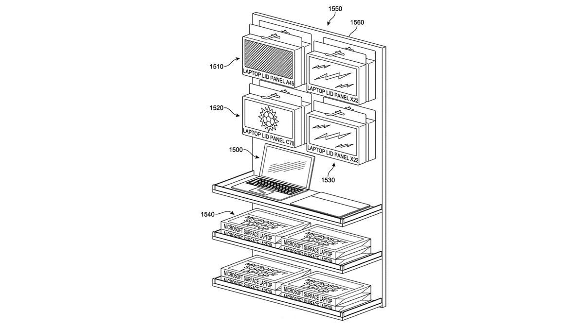 Microsoft Surface Patent Showing Interchangeable Lids