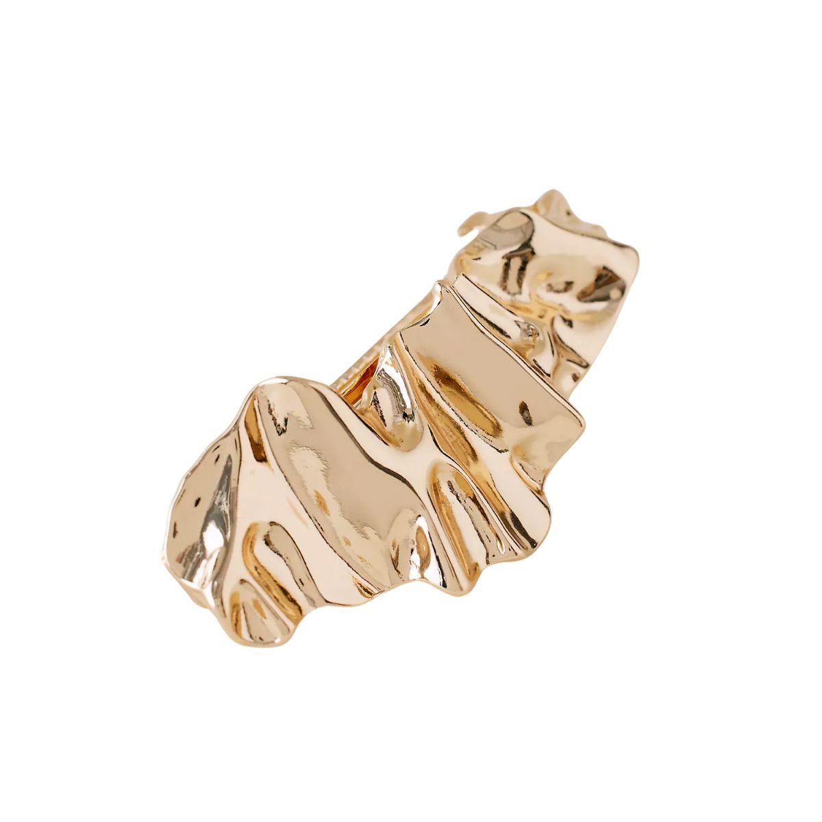 Anthropologie Structured Metal Barrette Hair Clip