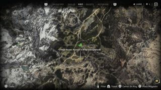 Map locations of the Relic Ruins in Horizon Forbidden West