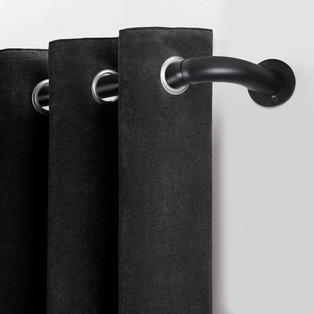 Room Darkening Blackout Curtain Poles
