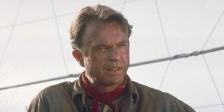 Sam Neill in Jurassic Park in 1994
