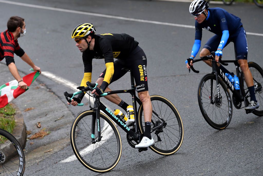 Tom Dumoulin during stage 1 at the Vuelta a Espana