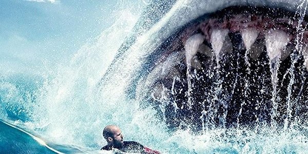 The Meg Jason Statham Jonas swims away from Meg&#039;s massive maw