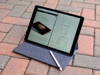 iPad Pro and keyboard