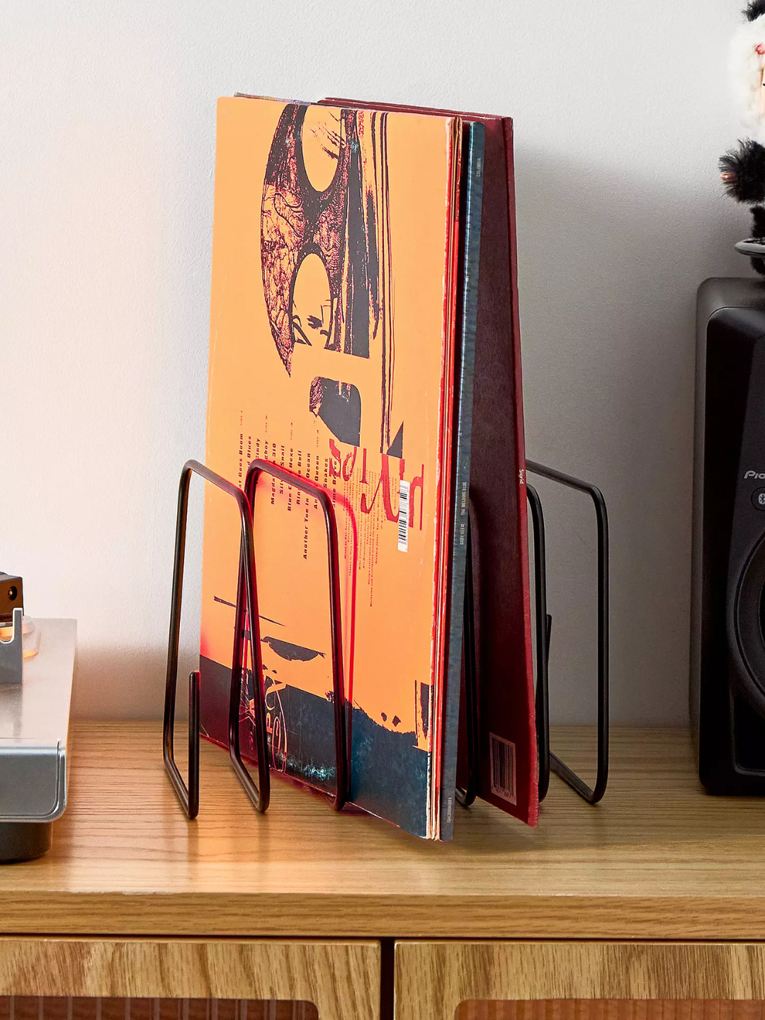 A black metal wire rack from Urban Outfitters