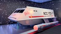 a spacecraft mock-up from a sci-fi tv series