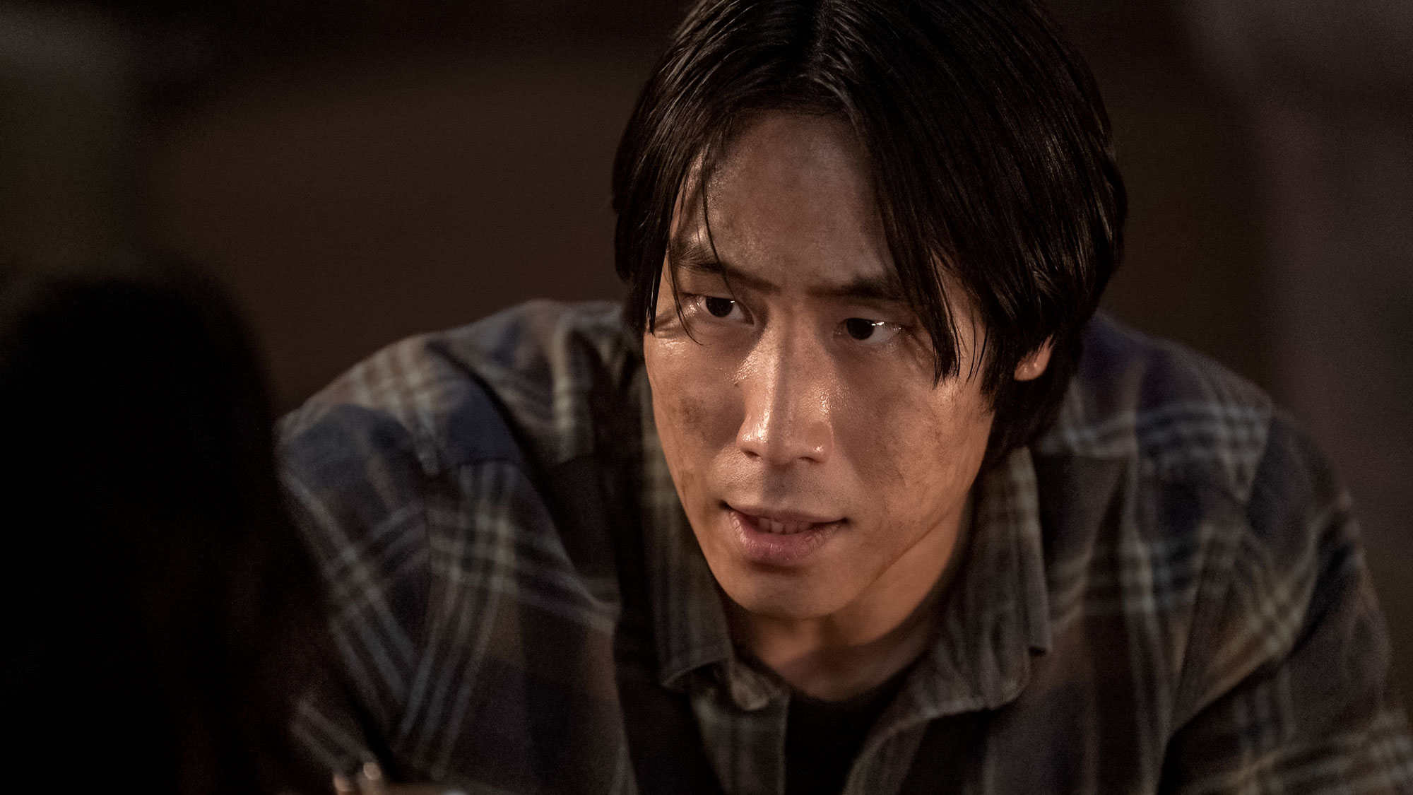 Young Mazino in "The Last of Us" season 2 episode 7.