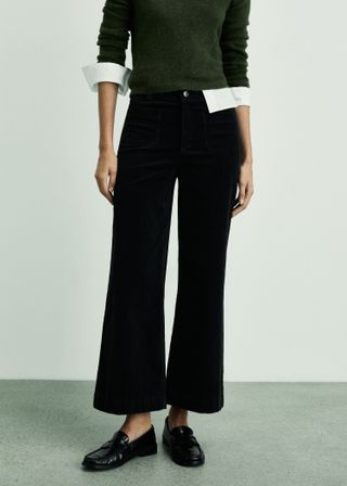 Catherin Culotte Corduroy Trousers - Women | Mango United Kingdom