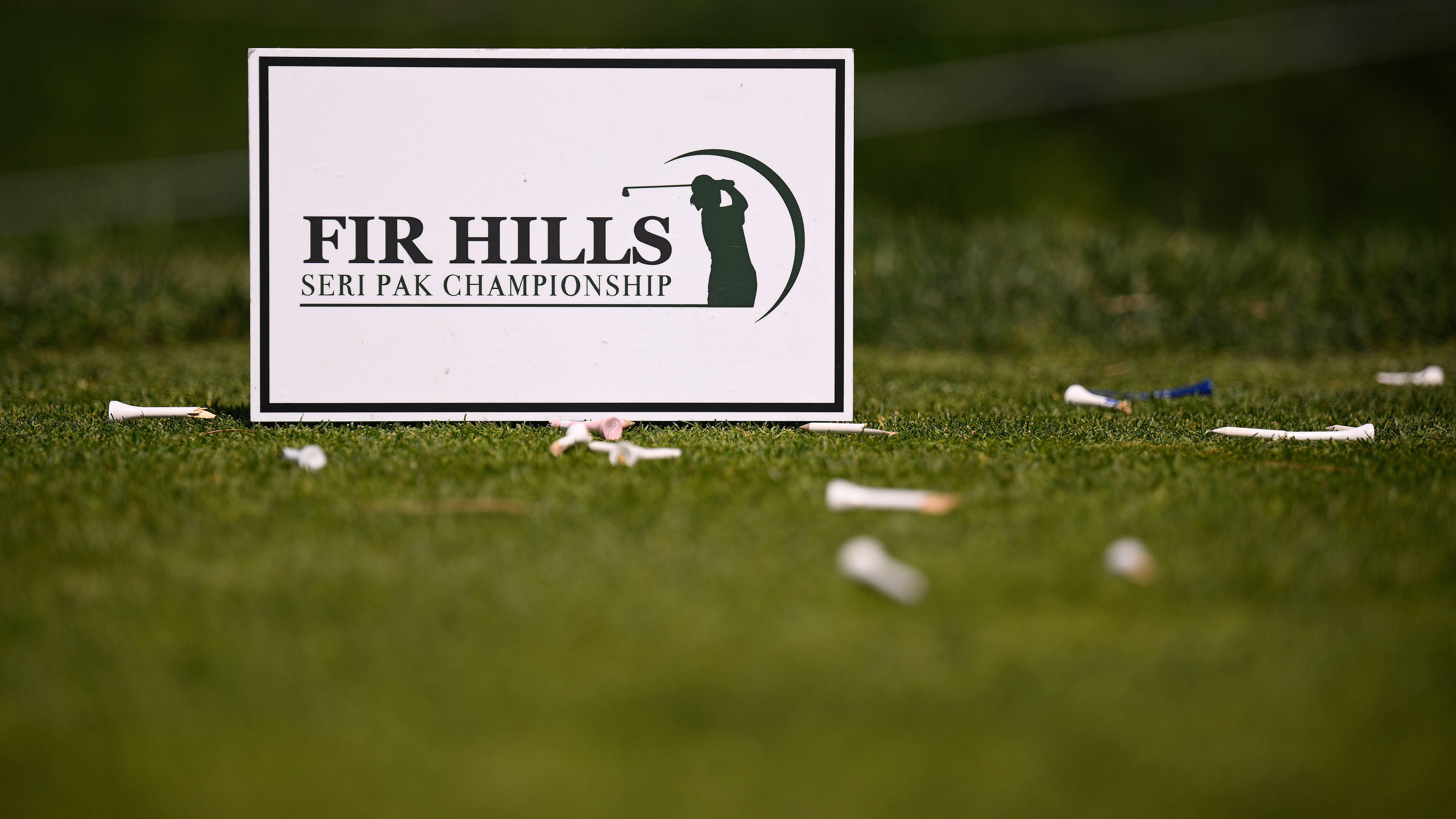Fir Hills Seri Pak Championship signage