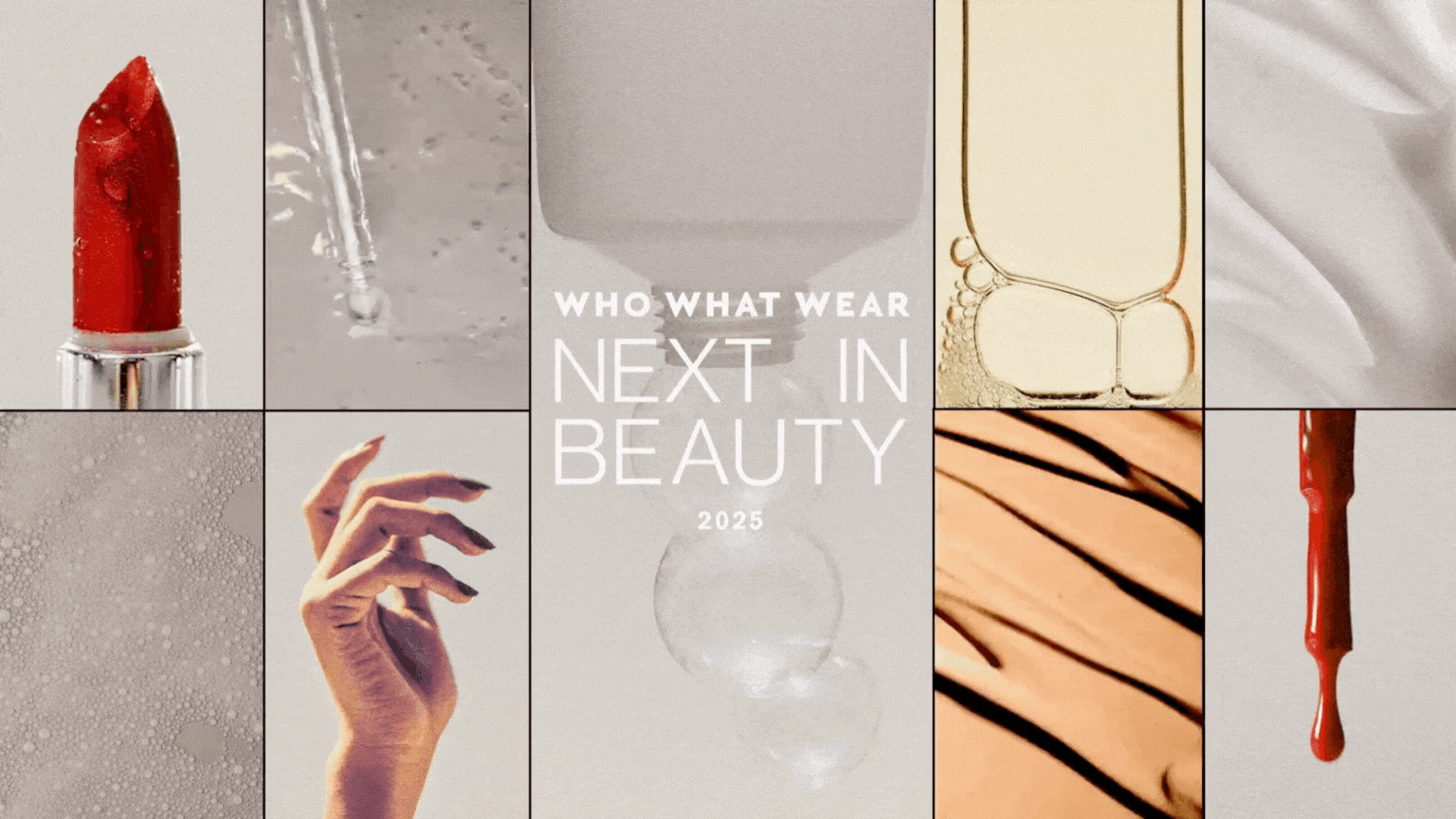 Who What Wear Next in Beauty 2025 Banner