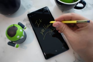 The S Pen is one way the Note 9 stands out from the Galaxy S9 Plus