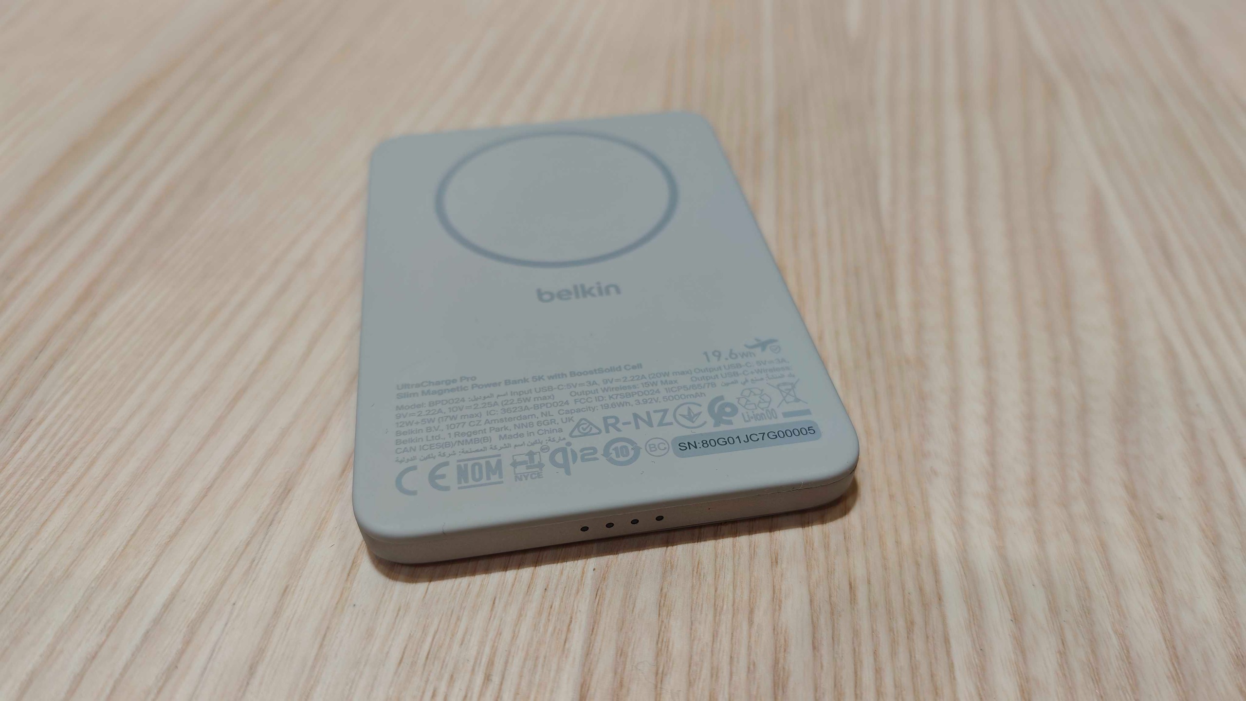 Un banco de energía Belkin UltraCharge