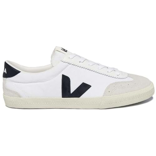 Veja Women's Volley Sneakers, White/black, 5, Vo0103524a