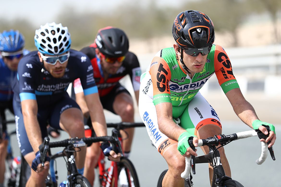 Alessandro Tonelli (Bardiani CSF) in the breakaway