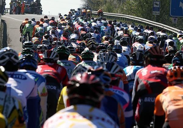 The beautiful peloton.