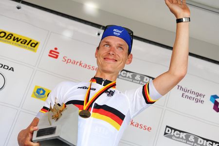 Tony Martin (Etixx-QuickStep) is German time trial champion.