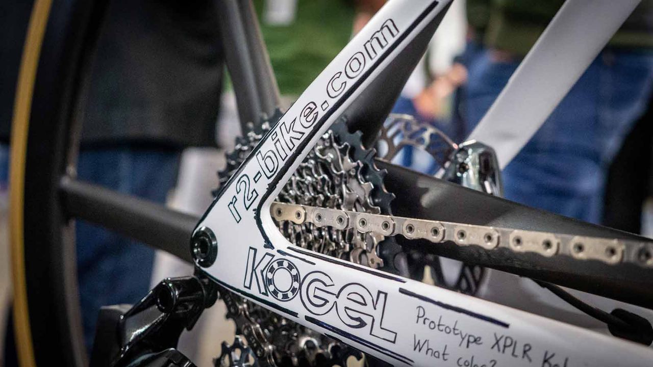 Details of the Scott bike, designed by Dangerholm
