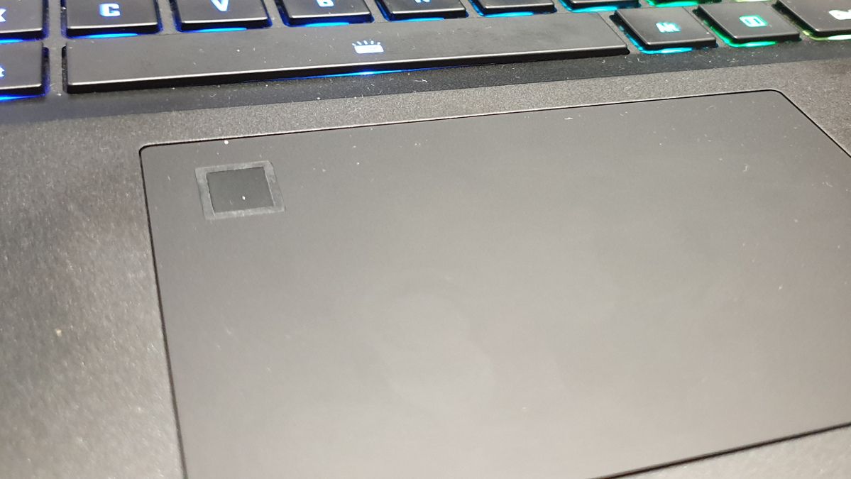 Fingerprint reader.
