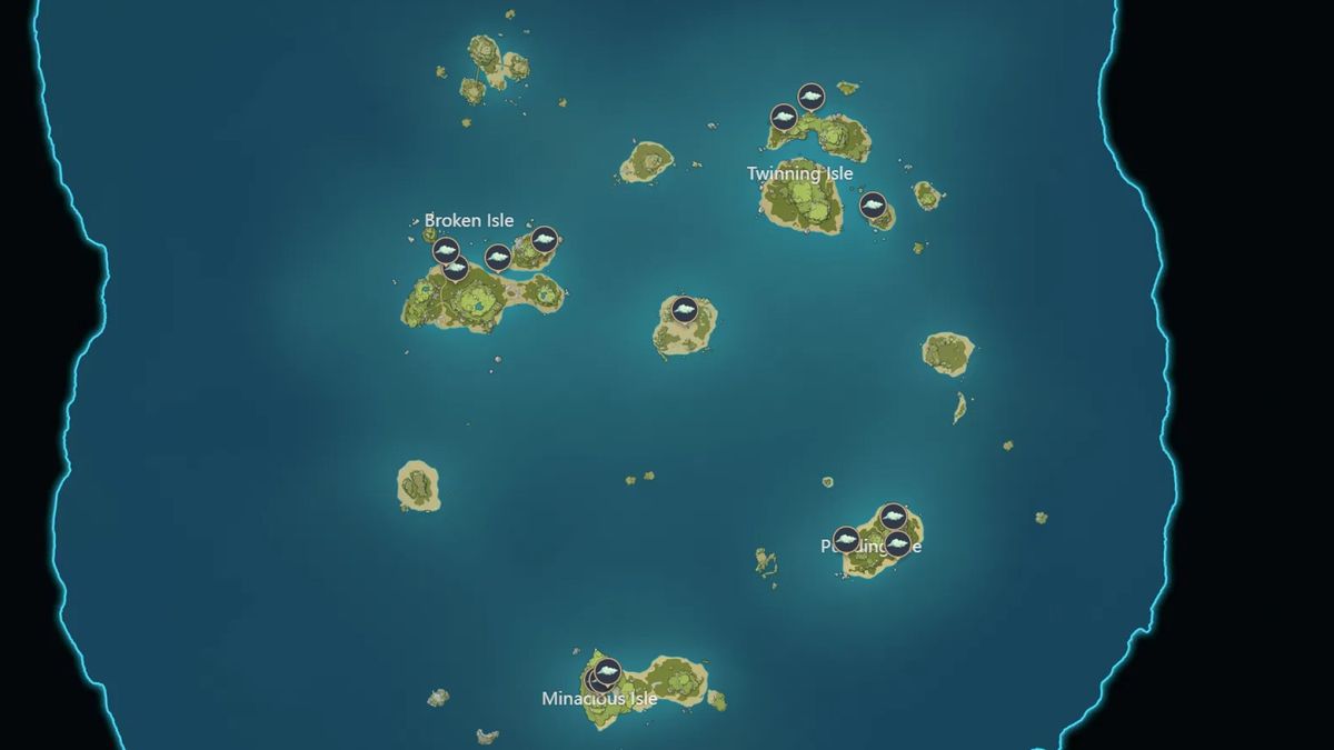Genshin Impact Phantasmal Conch locations in Golden Apple Archipelago